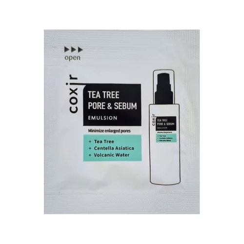 Coxir Tea Tree Pore & Sebum emulzió minta