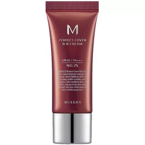 Missha M Perfect Cover BB Cream SPF 42 PA+++ No.25 / 20ml - Warm beige