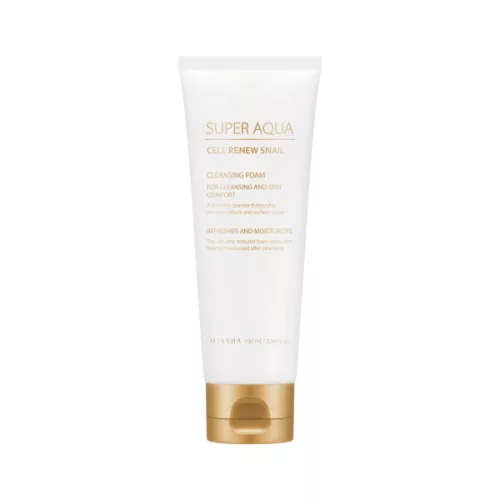 Missha Super Aqua sejtmegújító csiganyálas tiszító hab 100ml