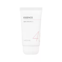   MISSHA All Around Safe Block Essence Sun fényvédő SPF45/PA+++ - közeli lejárat