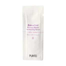   PURITO Bakuchiol Timeless Bloom revitalizáló arcszérum minta