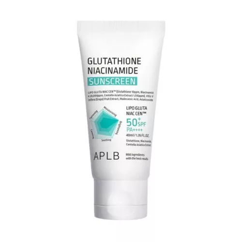 APLB Glutathione Niacinamide fényvédő SPF 50+ /PA++++
